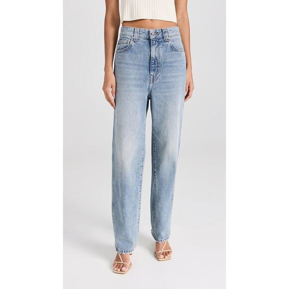 KHAITE Light Blue Women Jeans - Picture 2 of 10